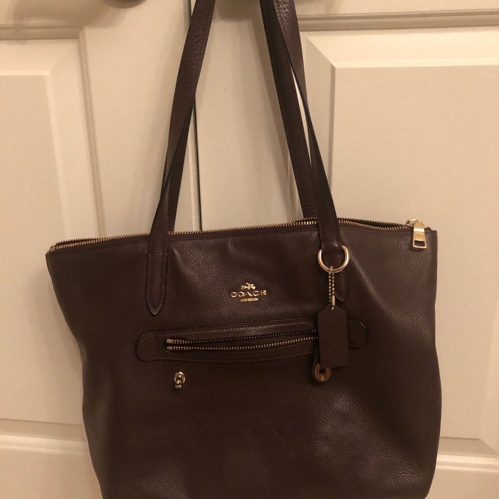 Coach brown bag